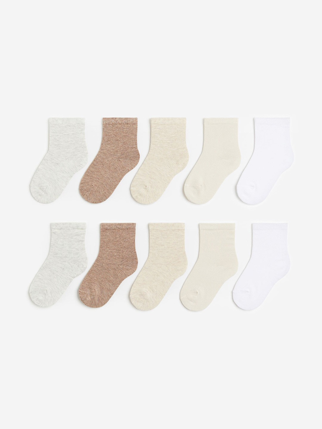 

H&M Girls 10-Pack Socks, White