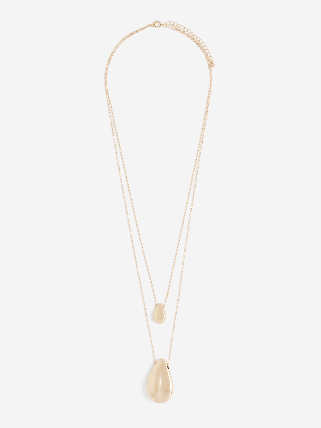 

H&M Two-Stand Pendant Necklace, Gold