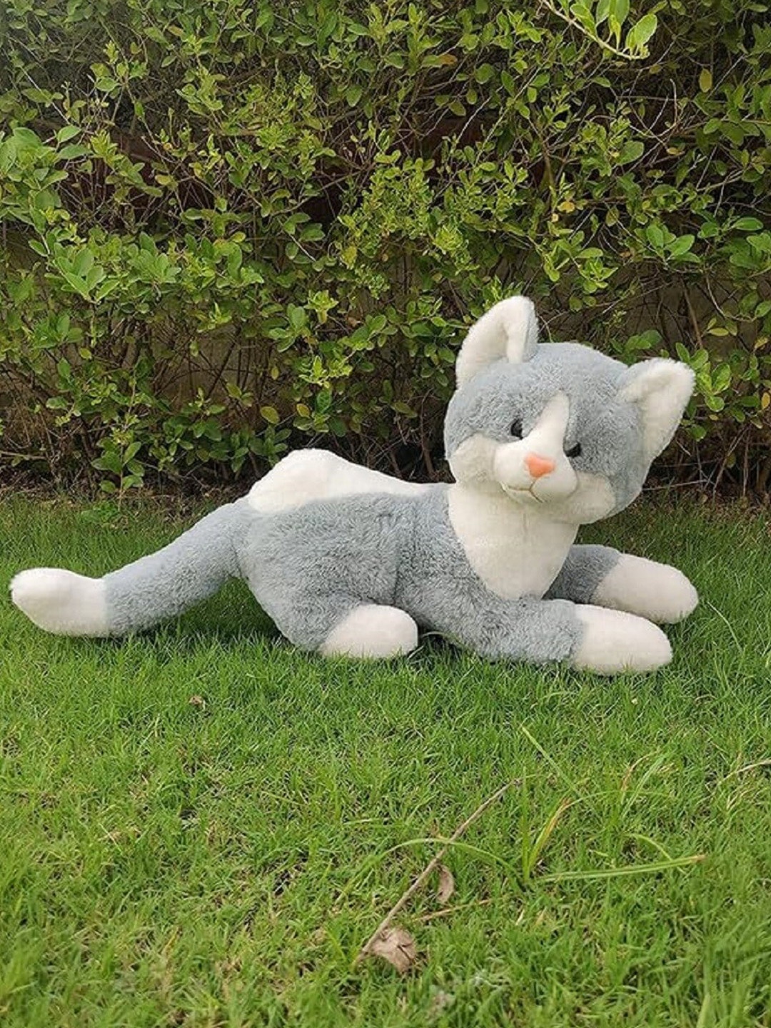 

BAESD Kids Stuffed Cute Kitty Cat Soft Toy, Grey