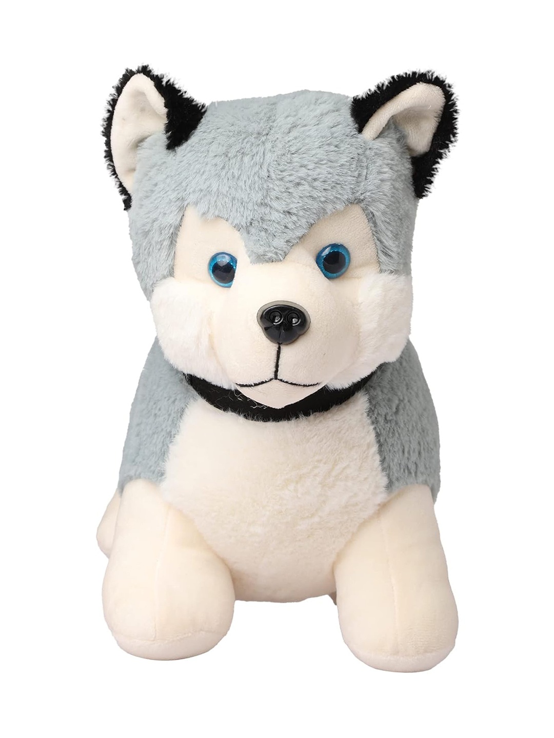 

BAESD Kids Non Allergic FUN ZOO Cute Super Soft Dog, Grey