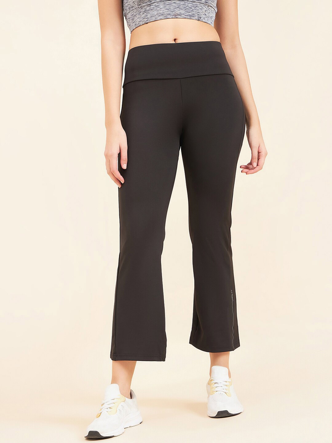 

Sweet Dreams Women Mid-Rise Gym Track Pants, Black