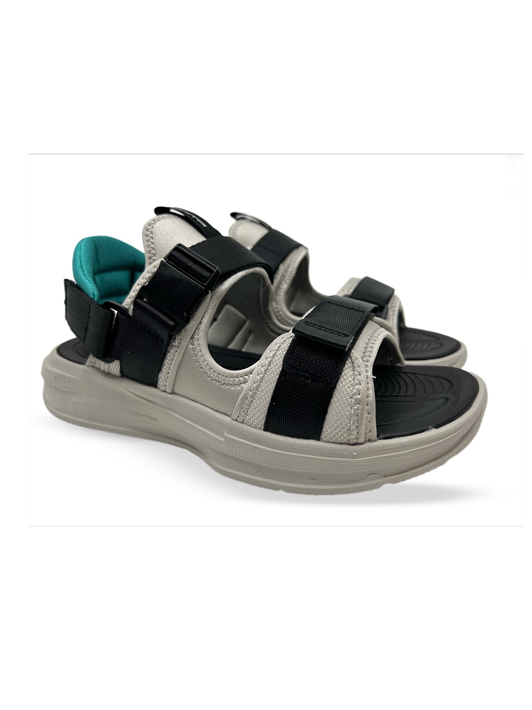 

Anta Men Textured Sports Sandals, Grey