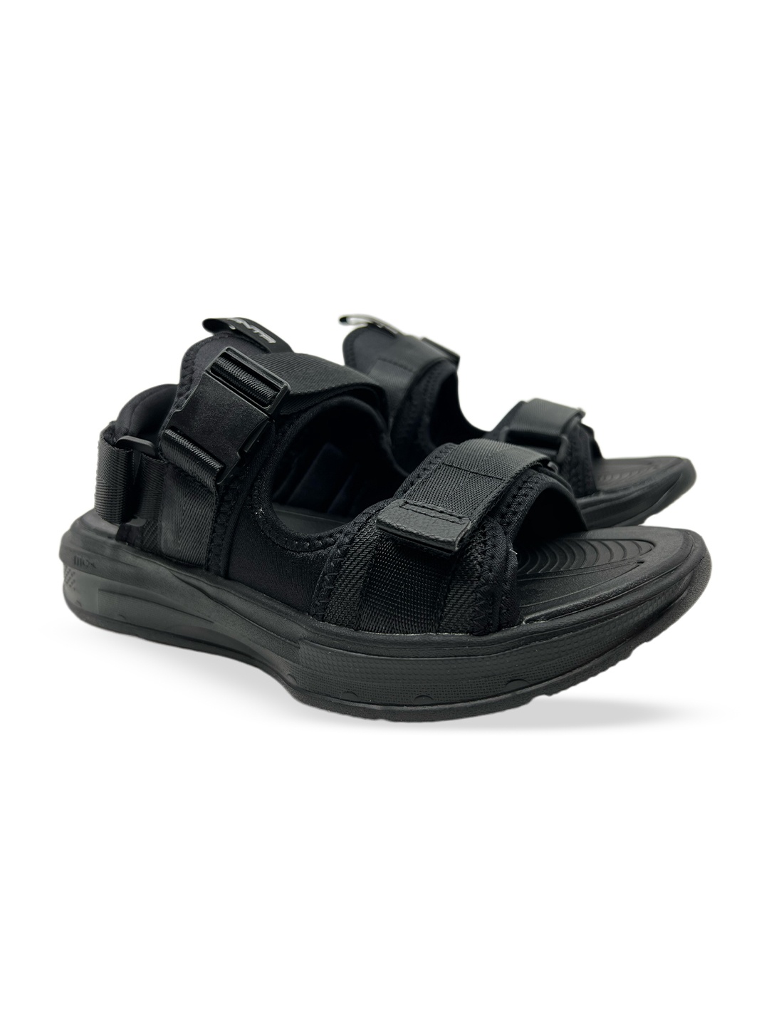

Anta Men Textured Sports Sandals, Black