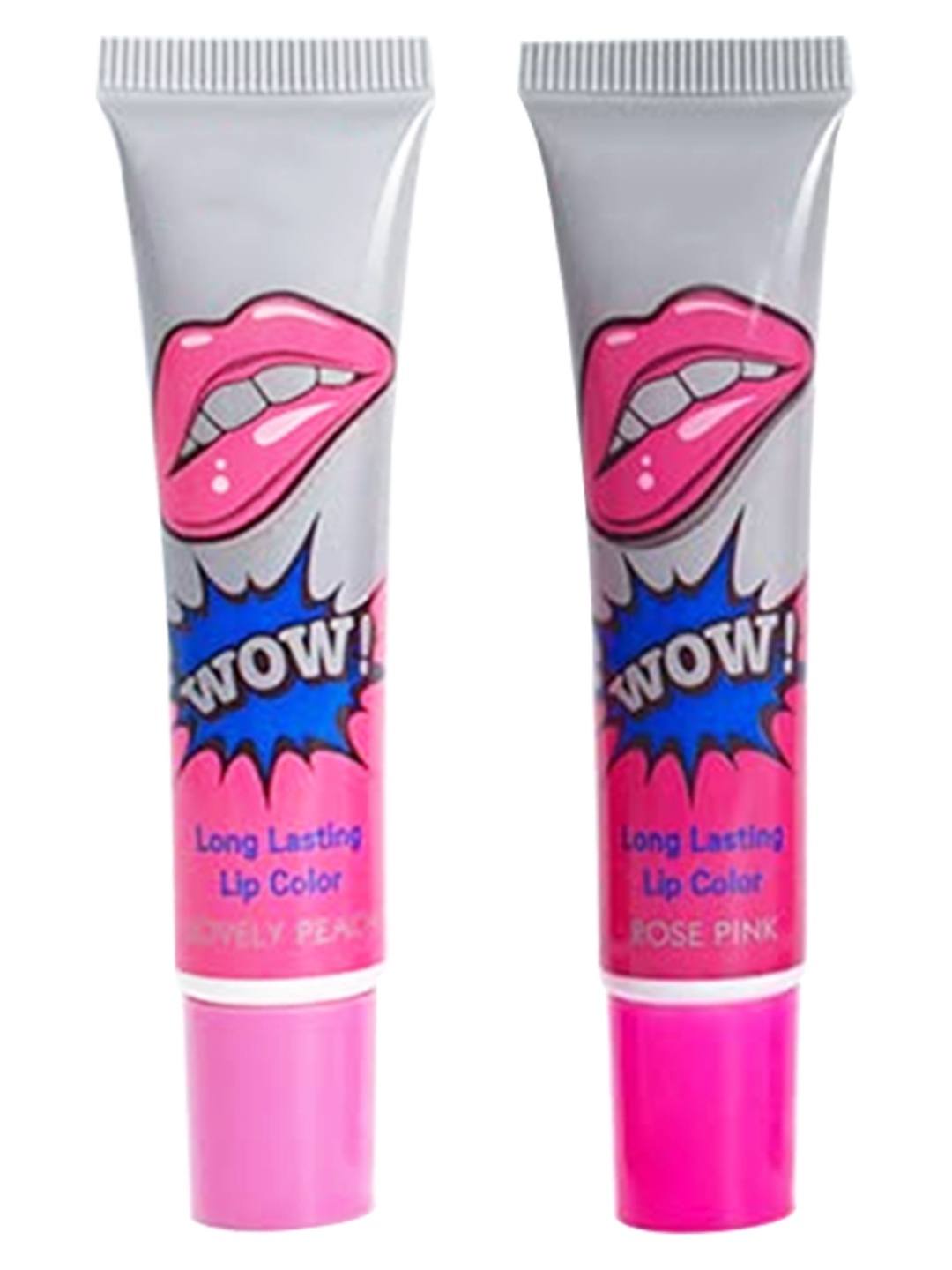 Adbeni Set Of 2 Long Lasting Lip Color - 15g Each - Lovely Peach-Rose Pink