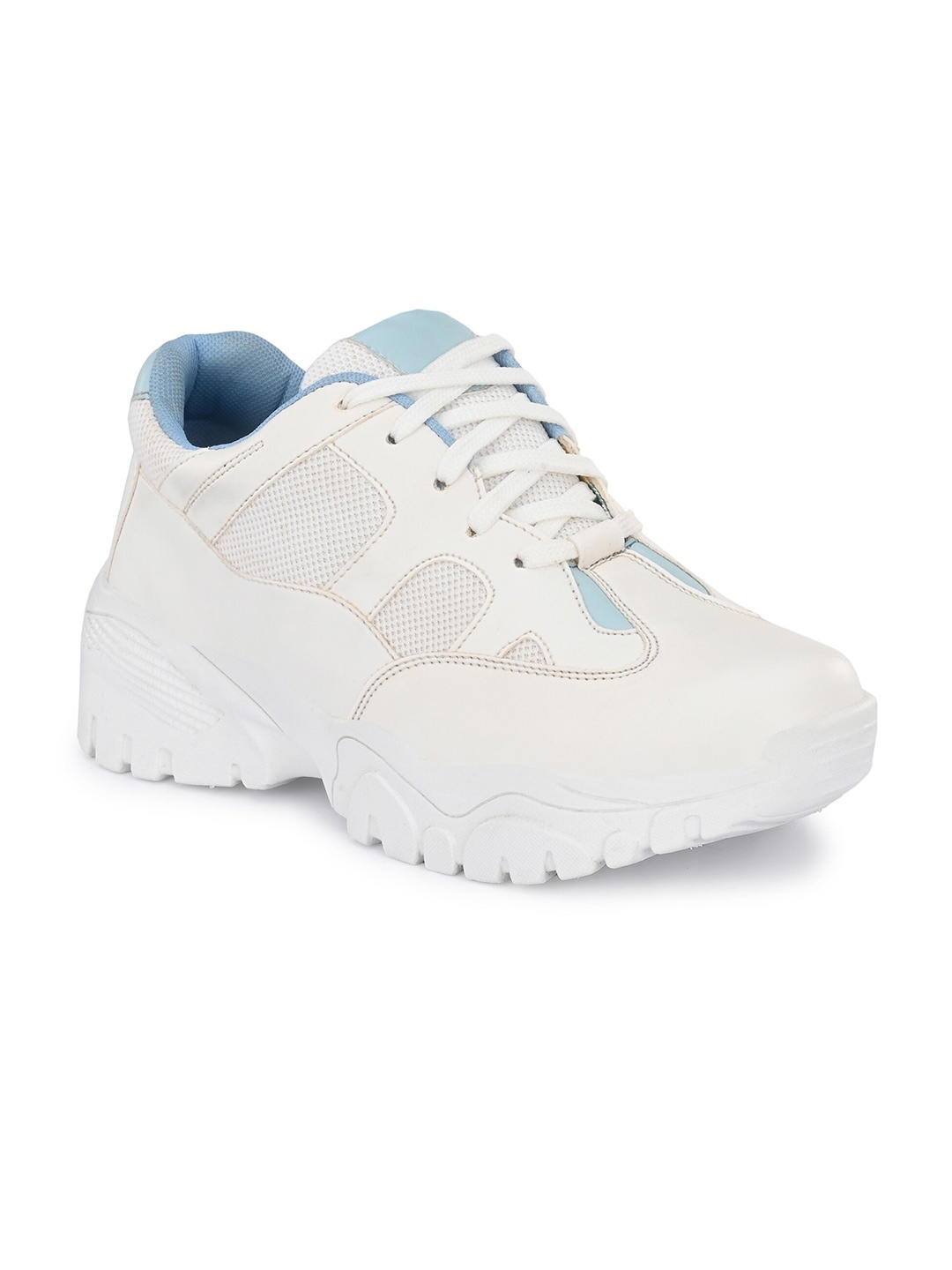 

El Paso Women Round Toe Lightweight Sneakers, White