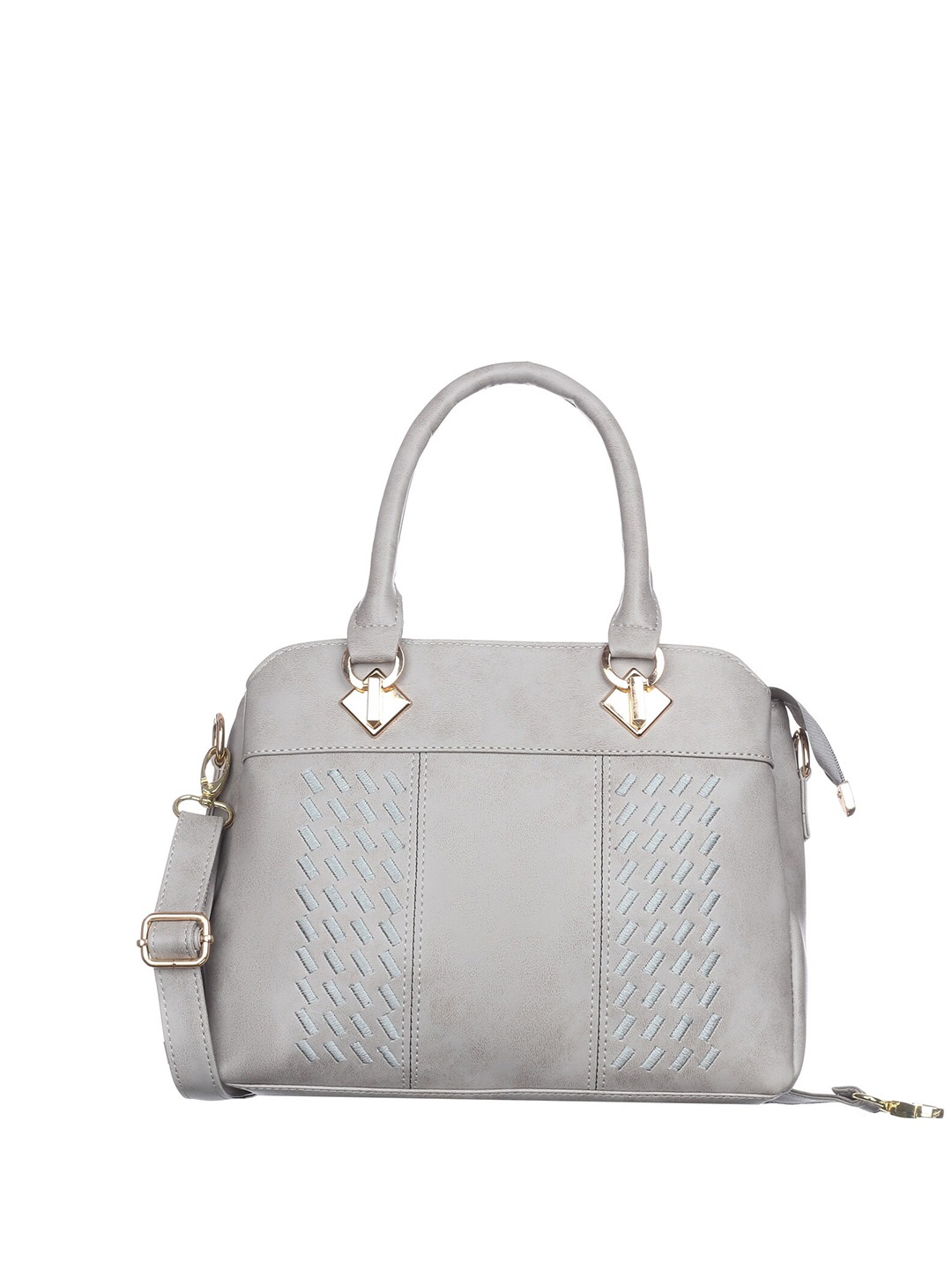 

Fostelo Textured Structured Handheld Bag, Grey
