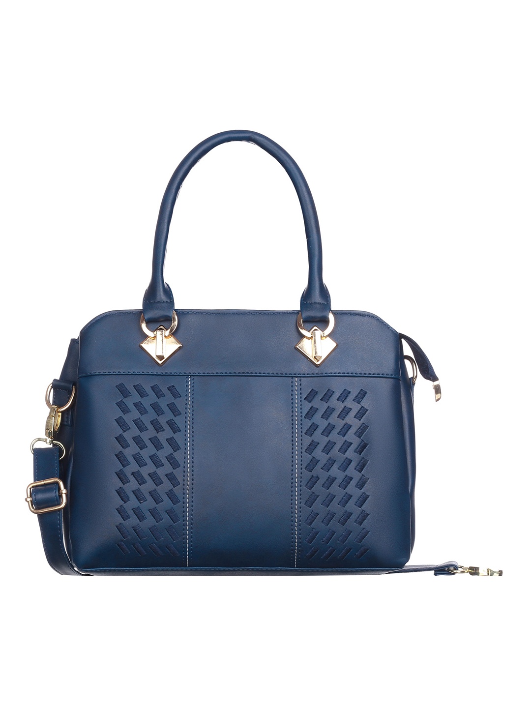 

Fostelo Textured Structured Handheld Bag, Blue