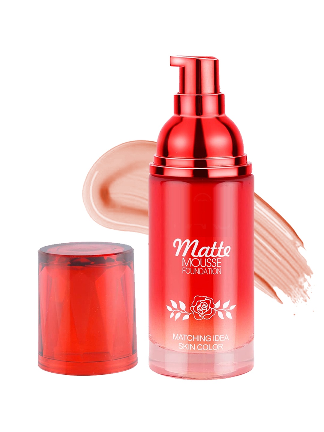 

Adbeni Matte Mousse Cream Foundation For Flawless Beauty - 60ml - Ivory 01, Beige