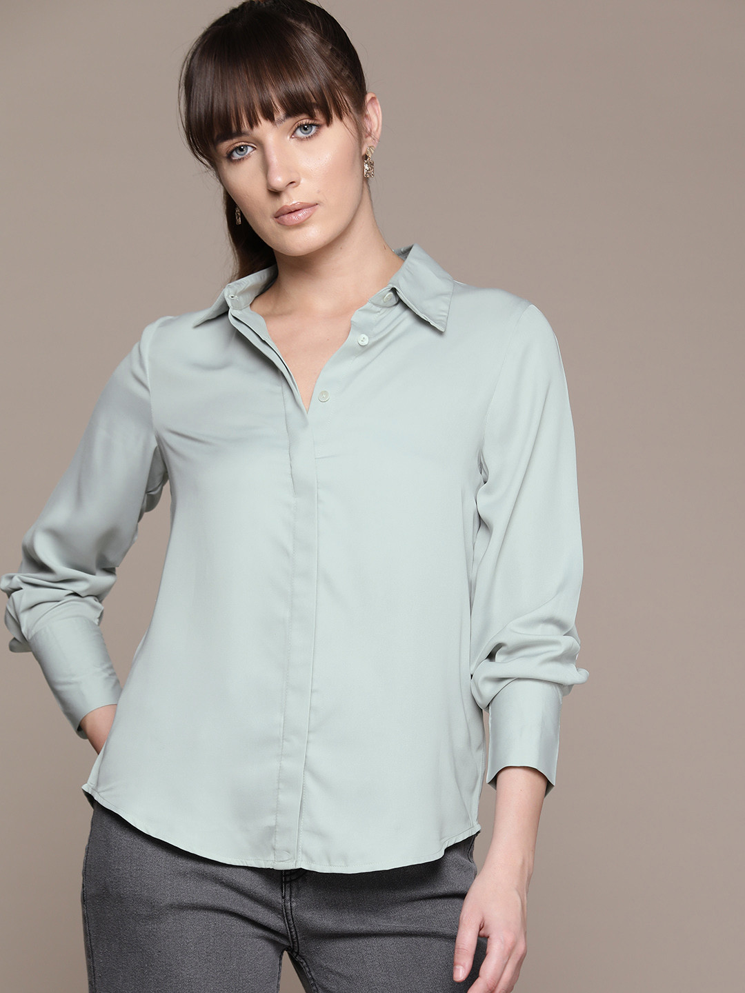 

Roadster Casual Shirt, Sea green