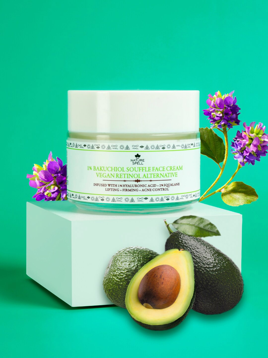 

Nature Spell Vegan Retinol Face Moisturizer 100ml, Transparent