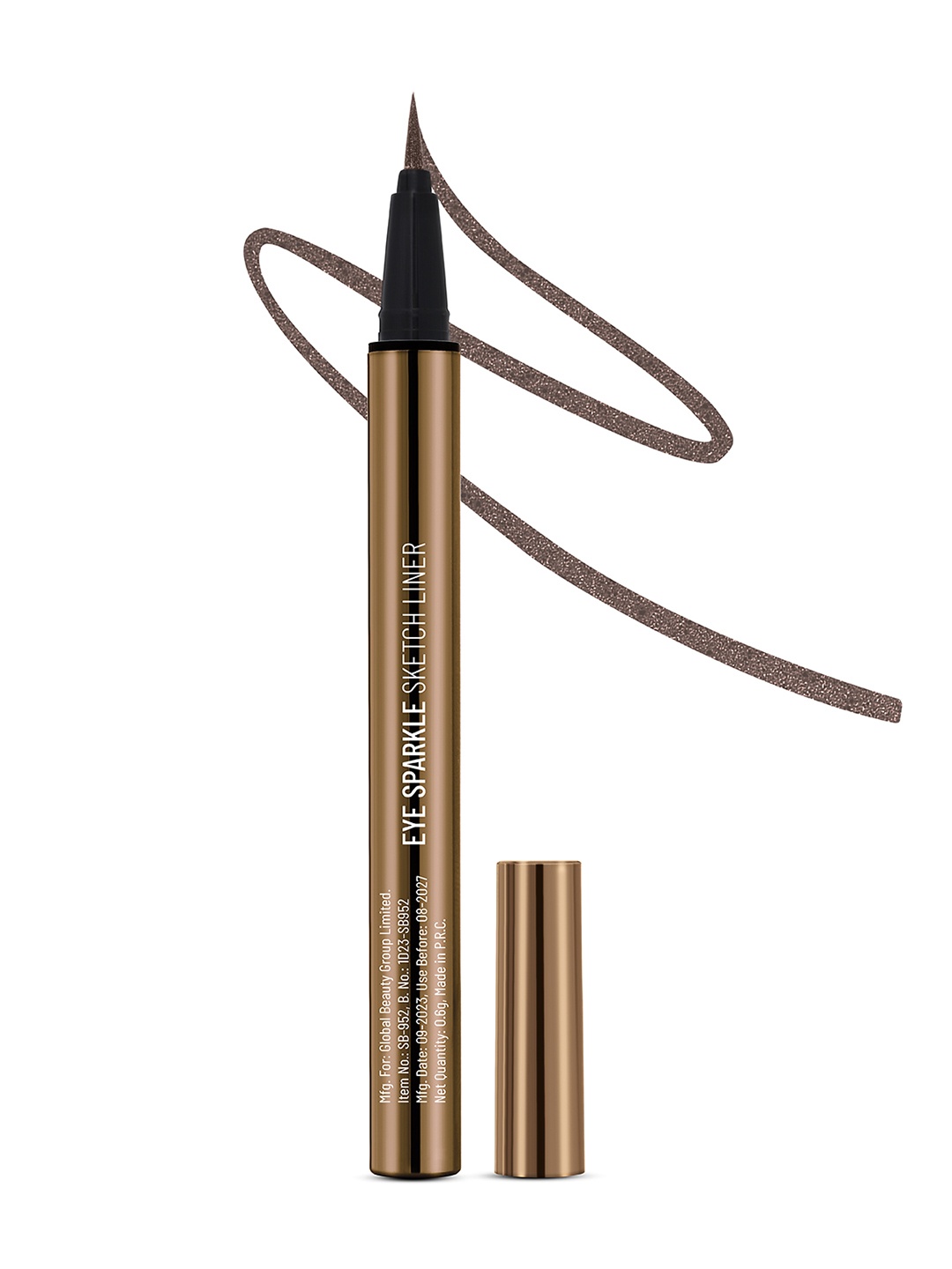 

SWISS BEAUTY Eye Sparkle Waterproof Sketch Eyeliner 0.6g - Glitter Brown 06