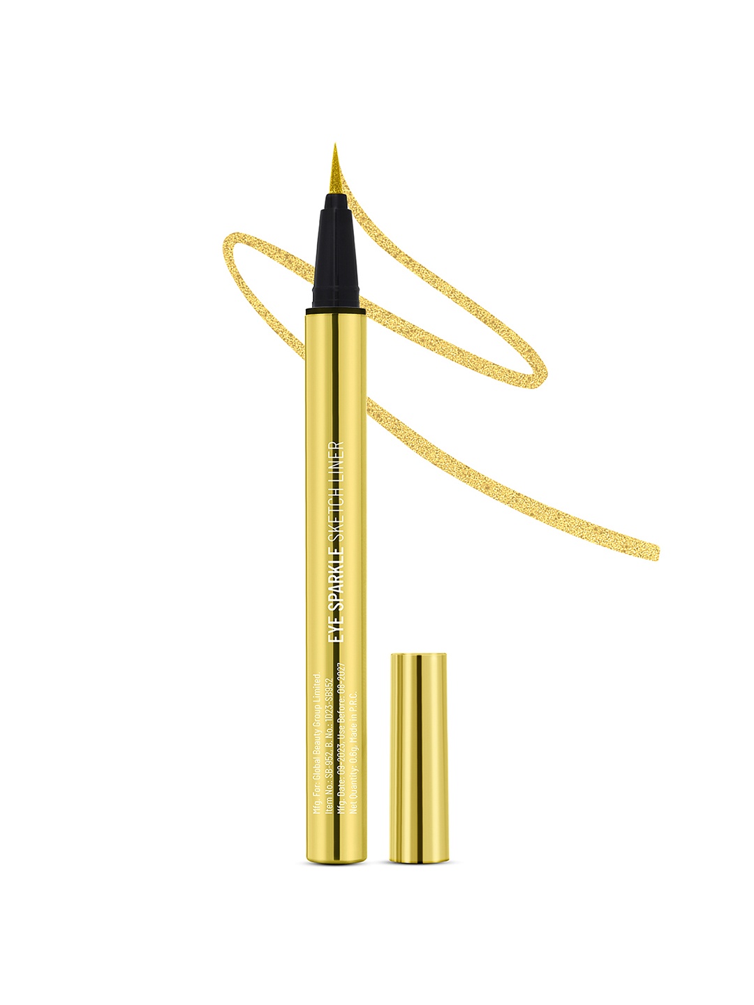 

SWISS BEAUTY Eye Sparkle Smudgeproof Long Lasting Sketch Eyeliner - Charming Gold 02