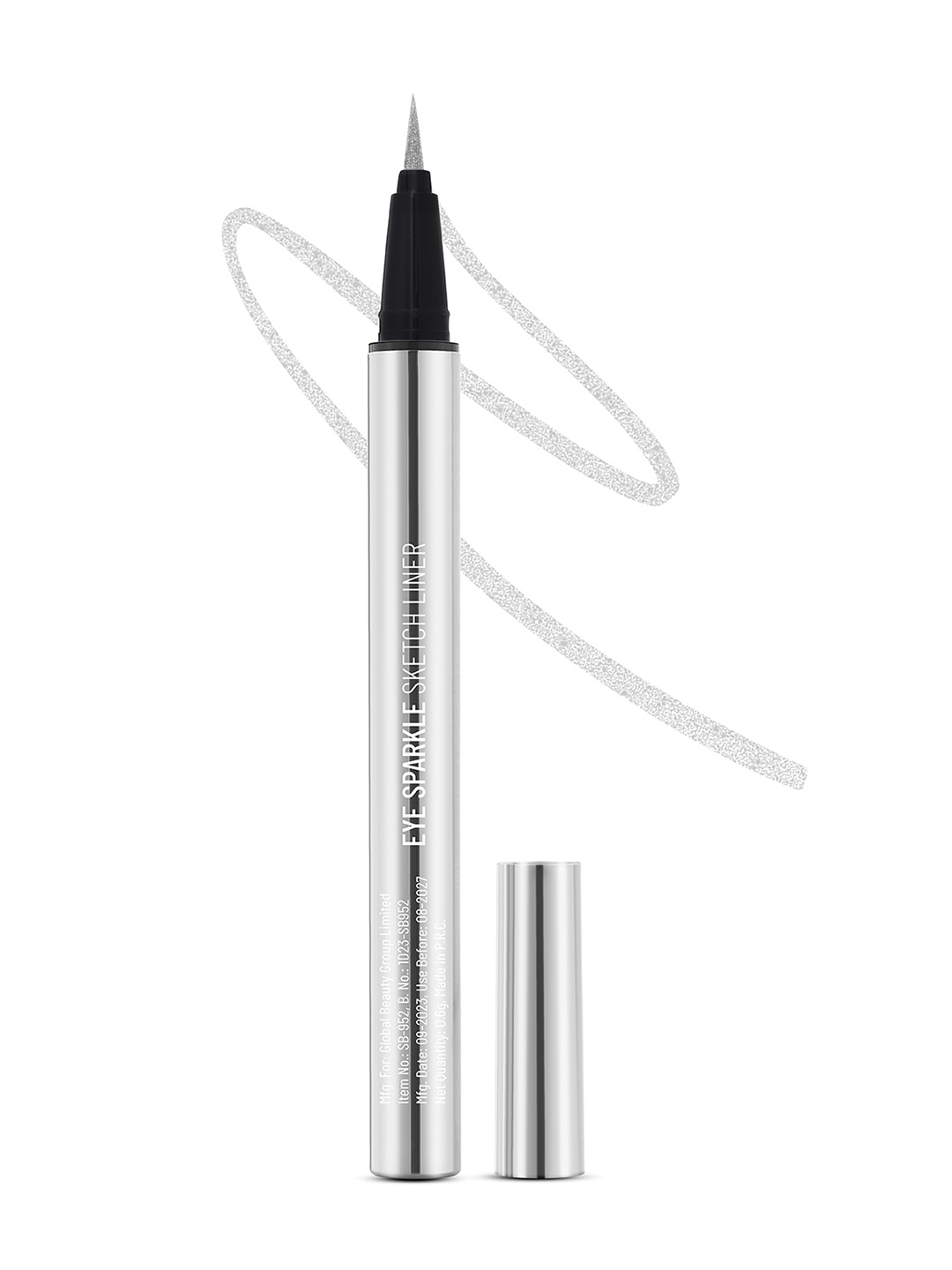 

SWISS BEAUTY Eye Sparkle Waterproof Sketch Eyeliner 0.6g - Sparkle Silver