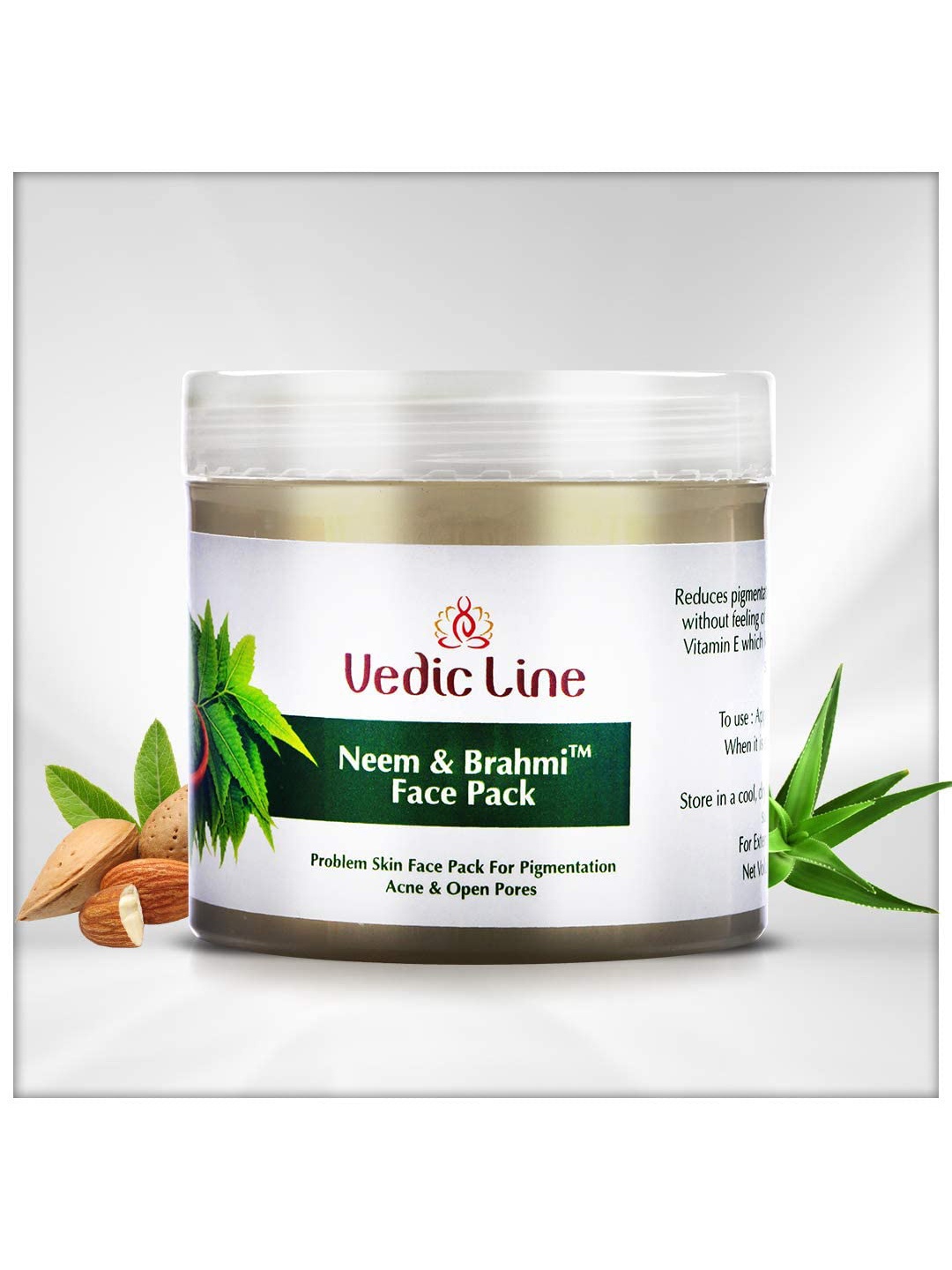

Vedicline Neem Brahmi Face Pack For Open Pores - 100ml, Multi