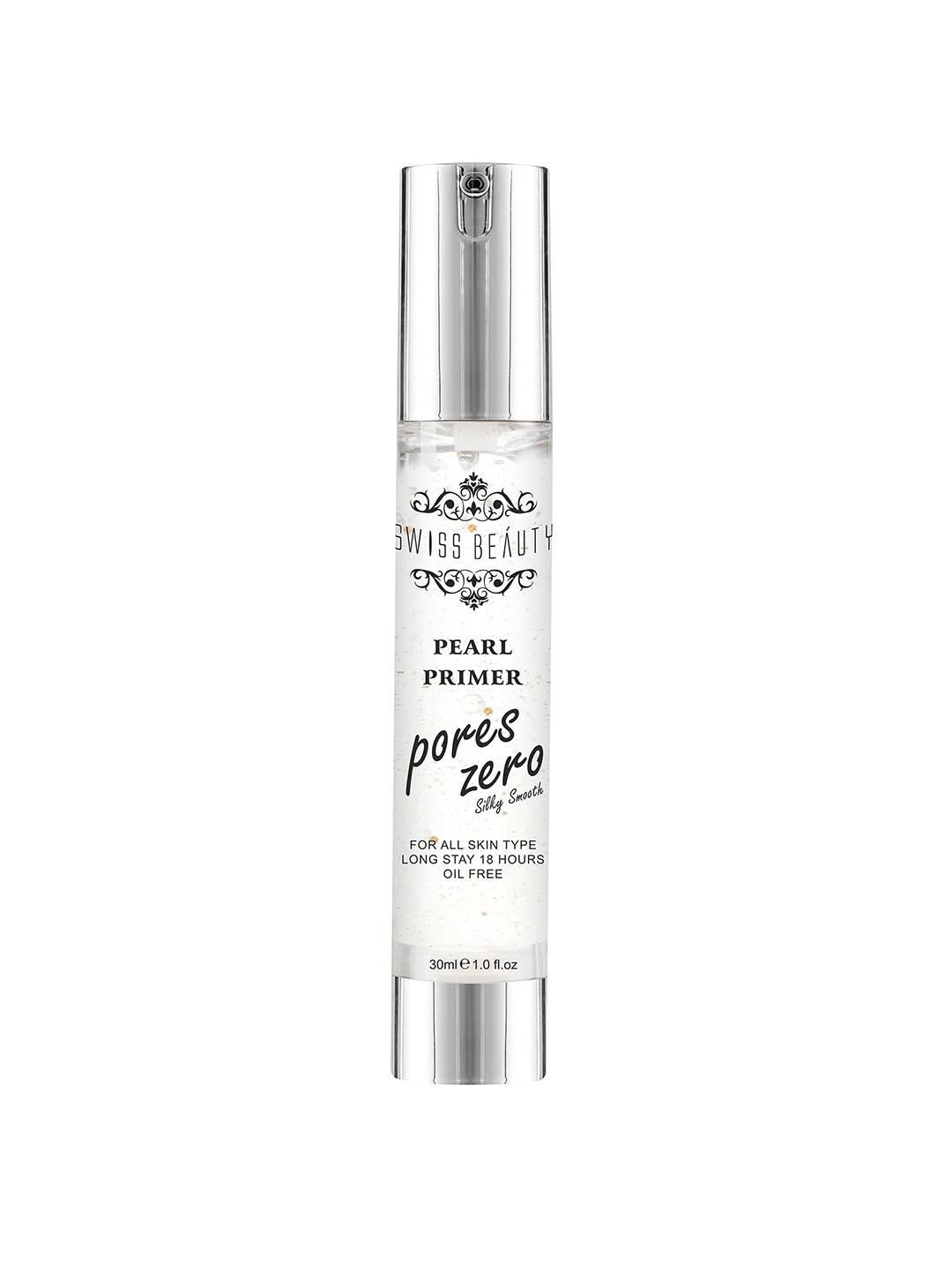 

SWISS BEAUTY Pores Zero Silky Smooth Pearl Primer - 30ml, White