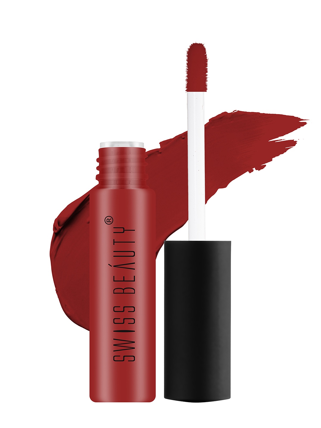 

SWISS BEAUTY Soft Matte Lip Cream Liquid Lipstick 6ml - Dry Chill 01, Red