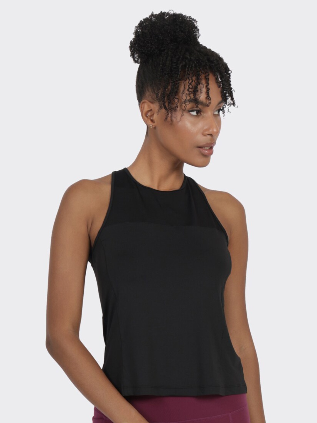 

Blissclub AeroCool Lightweight Breathable Crossback Training Tank Top, Black