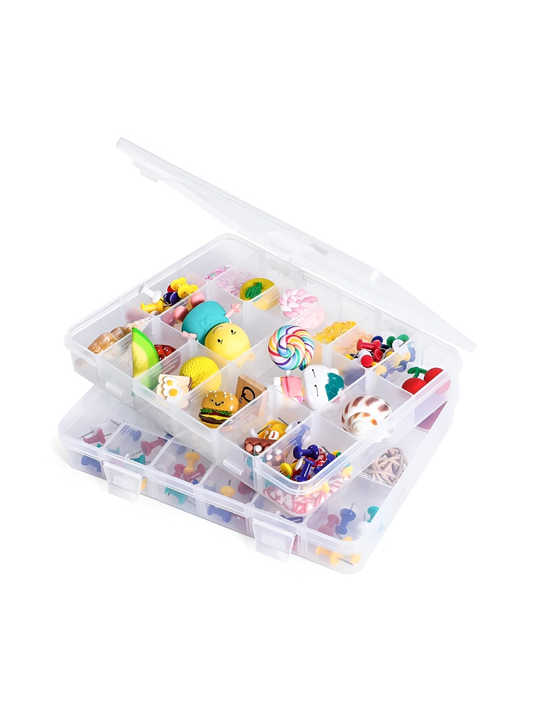 

URBANFIX Transparent 3 Pieces Reusable Jewellery Organiser