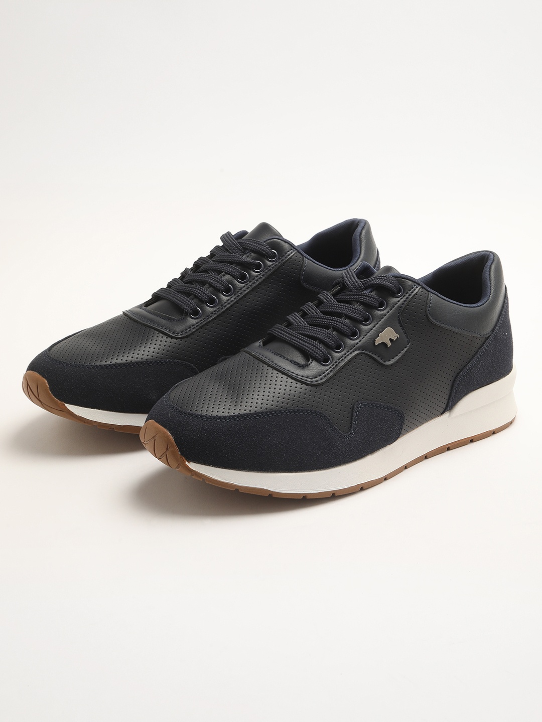 

THE BEAR HOUSE Men Round Toe Sneakers, Blue