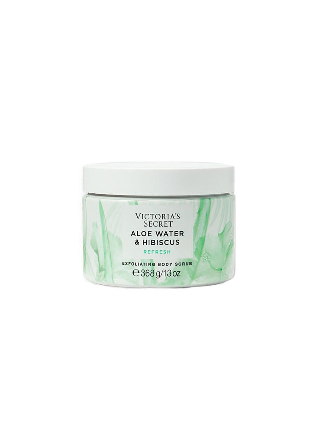 

Victoria's Secret Aloe Water & Hibiscus Refresh Exfoliating Body Scrub - 368g, Green