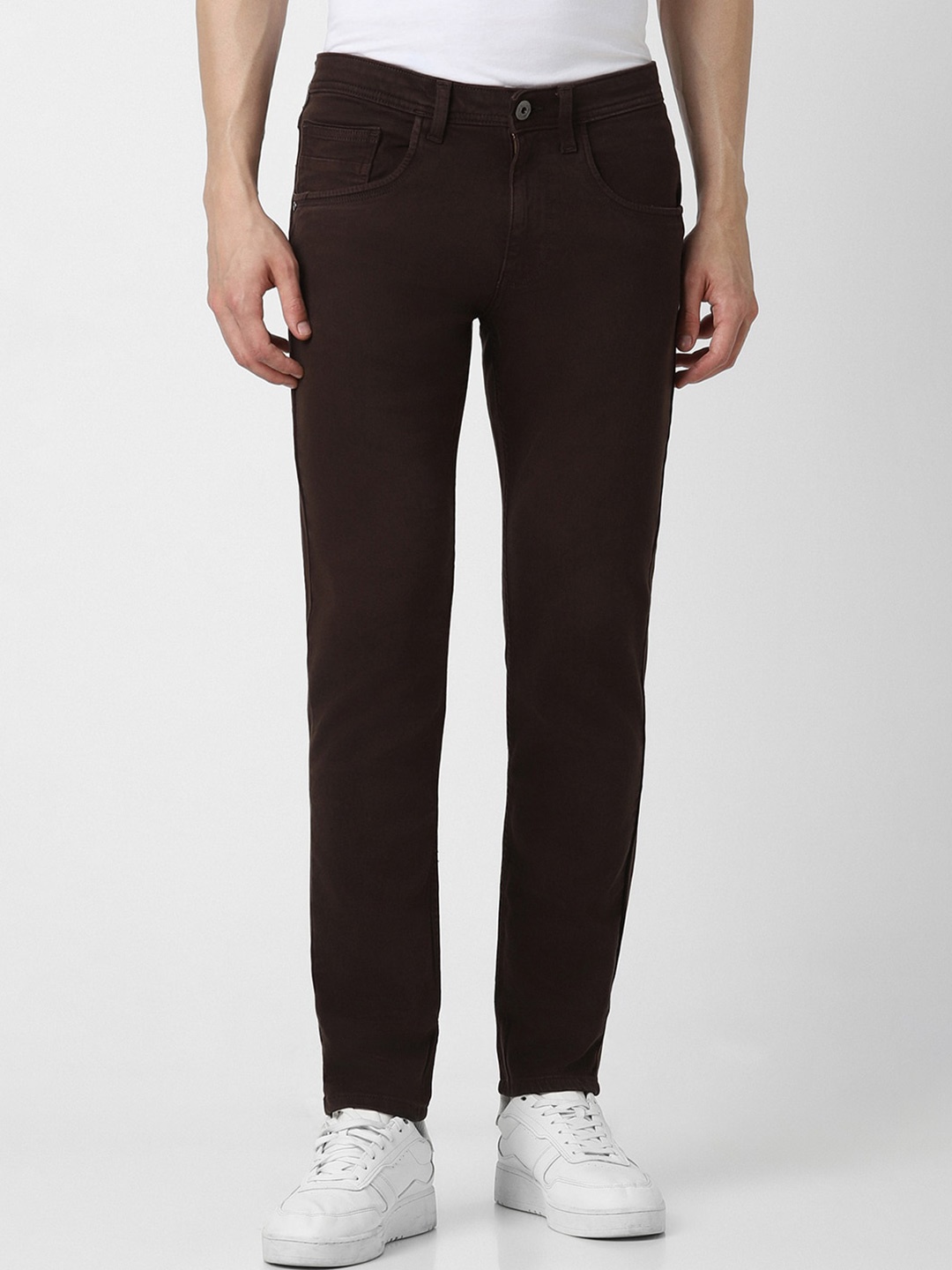 

VAN HEUSEN DENIM LABS Men Skinny Fit Stretchable Jeans, Brown
