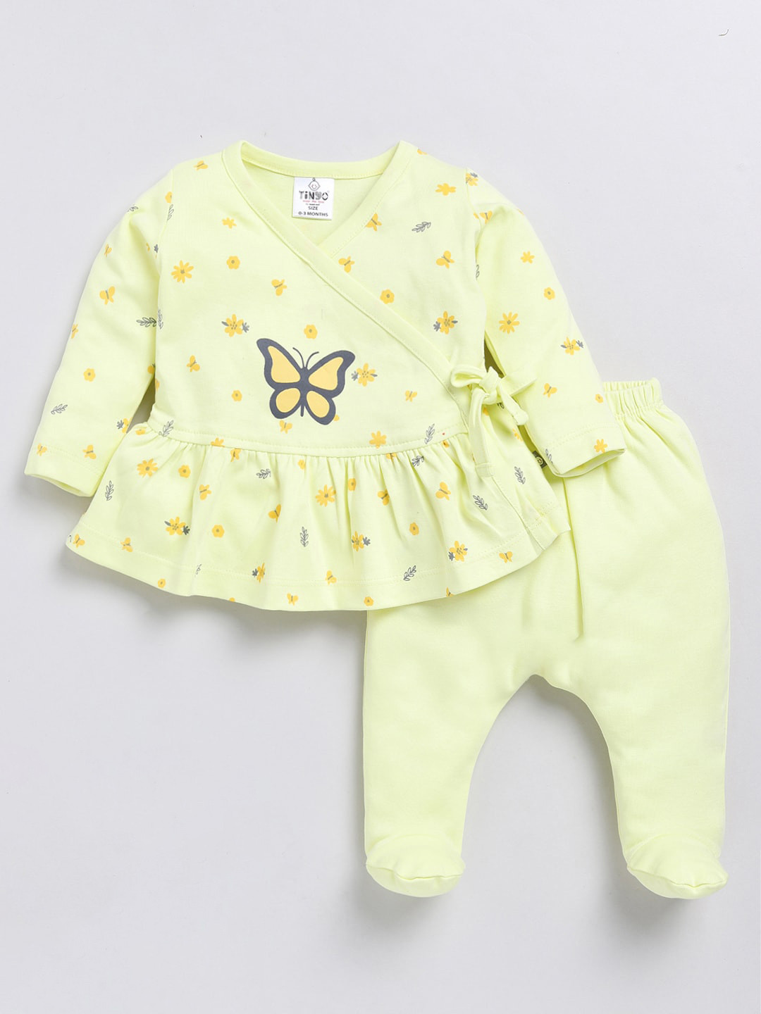 

Moms Love Infants Conversational Printed Pure Cotton Top With Pyjama, Blue