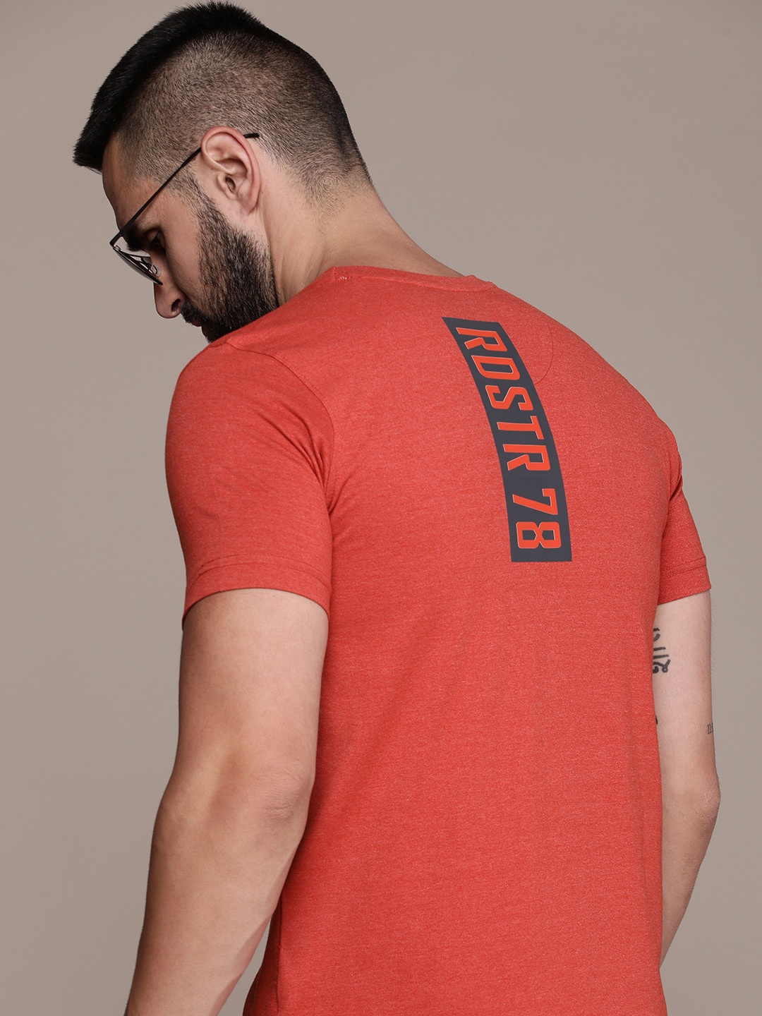 

Roadster Men Typography Printed T-shirt, Red