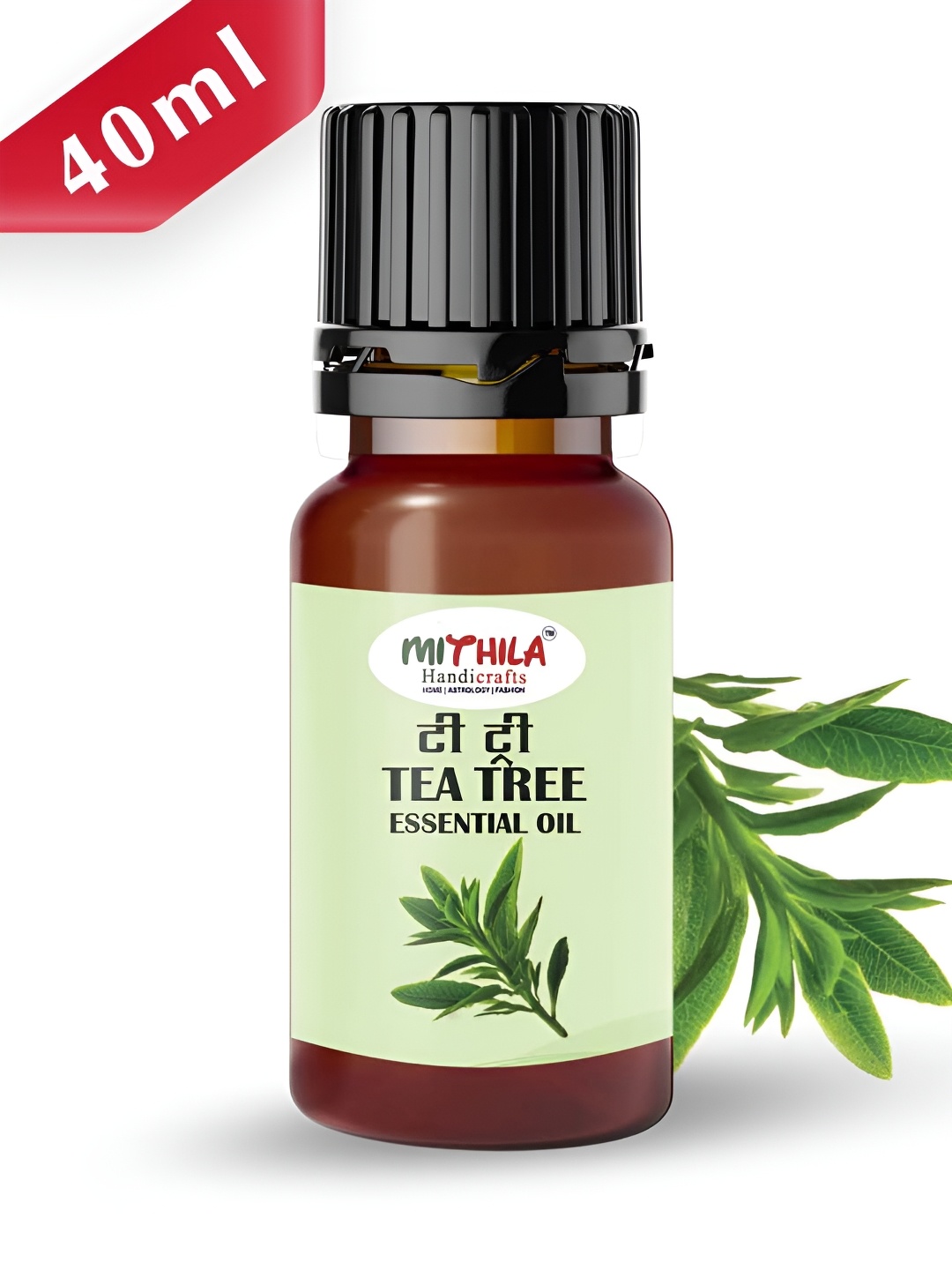 

MITHILA Handicrafts Tea-Tree Essential Aroma Oil-40ml, Green