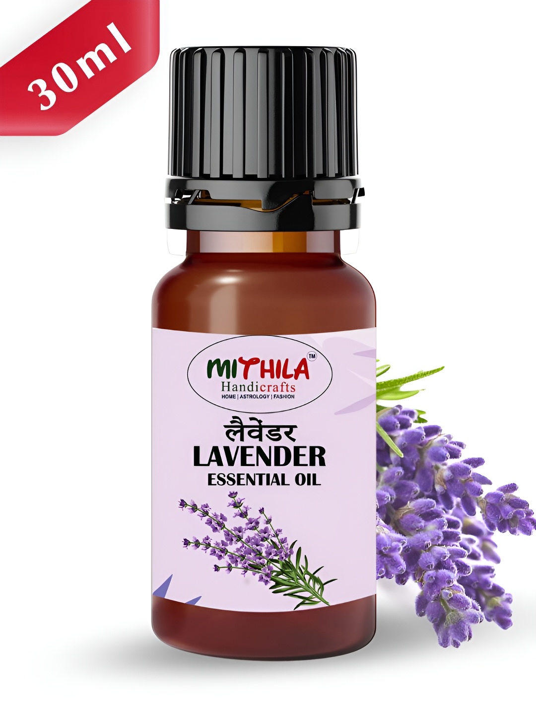 

MITHILA Handicrafts Lavender Essential Aroma Oil-30ml, Blue
