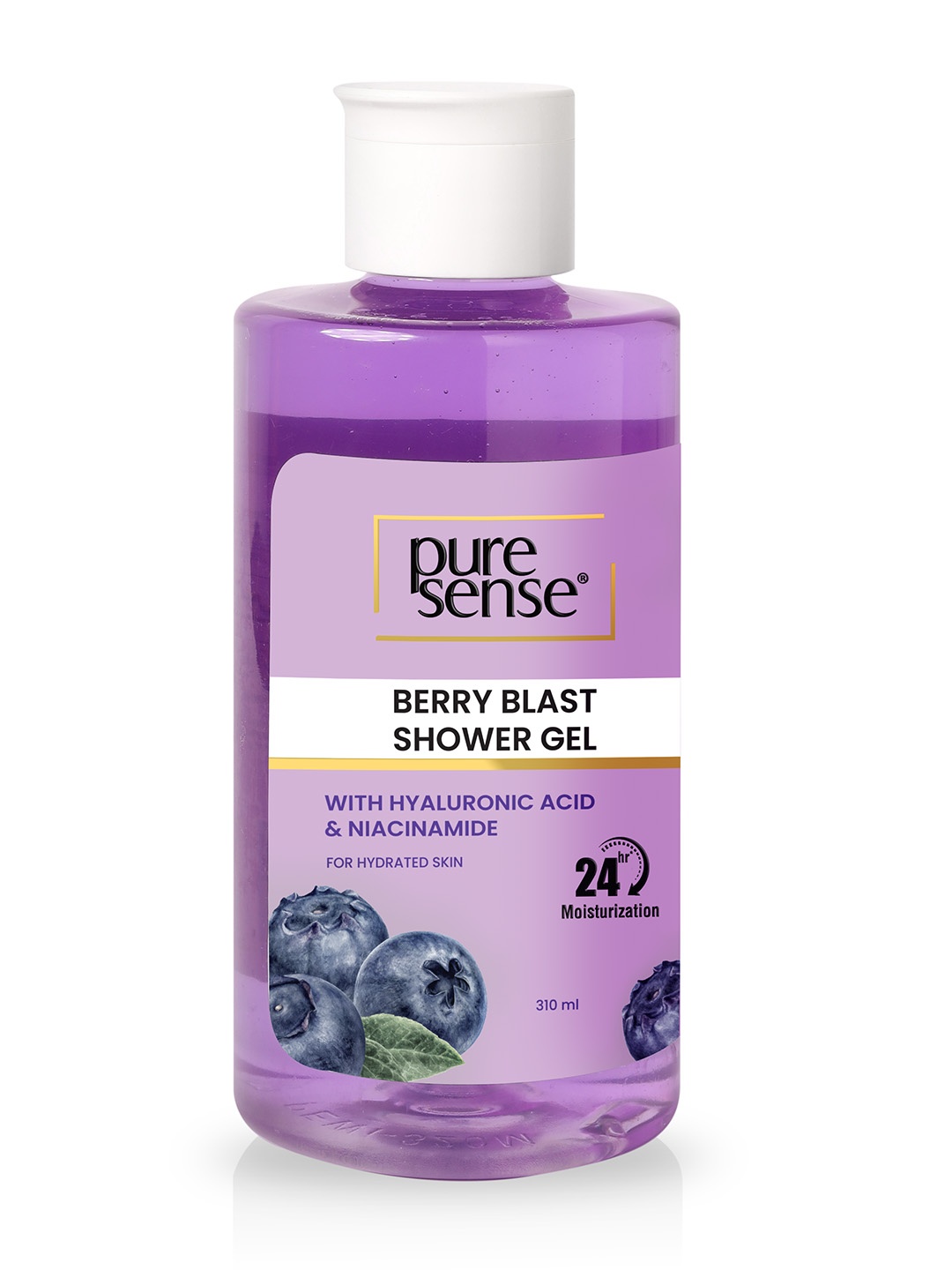 

Pure Sense Berry Blast Body Wash Shower Gel for Hydrated Skin - 310 ml, Blue