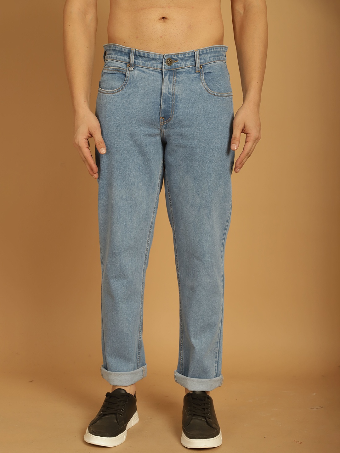 

The Roadster Lifestyle Co. Men Mid-Rise Clean Look Stretchable Jeans, Blue