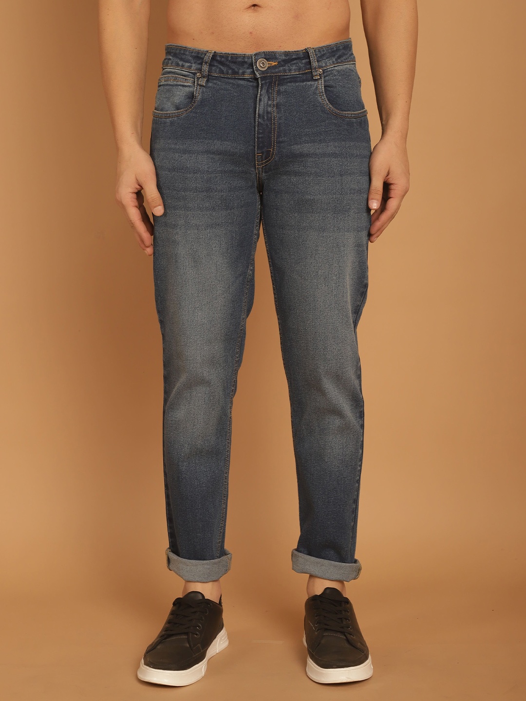 

The Roadster Lifestyle Co. Men Light Fade Stretchable Jeans, Blue