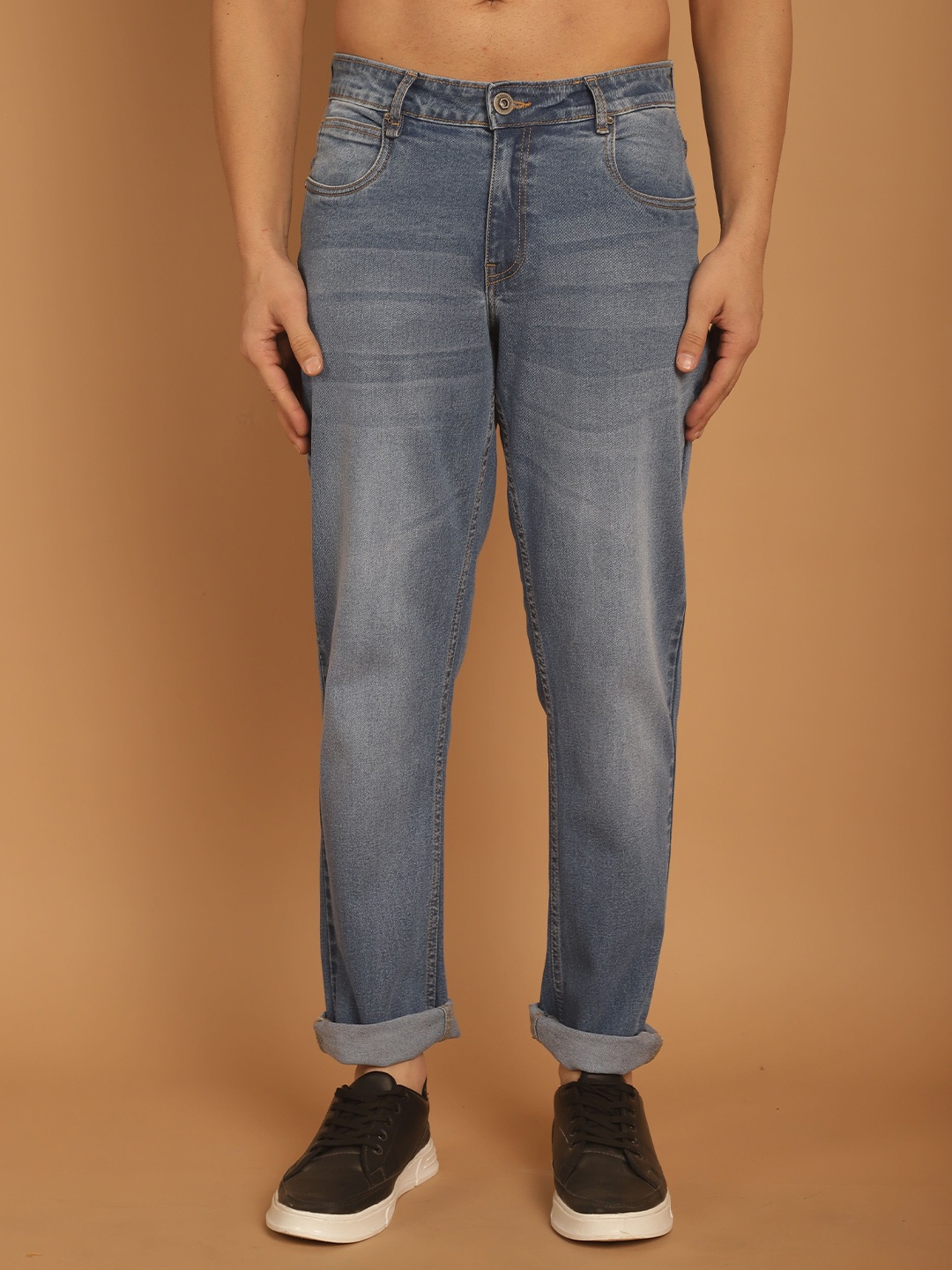 

The Roadster Lifestyle Co. Men Blue Clean Look Mid-Rise Stretchable Jeans