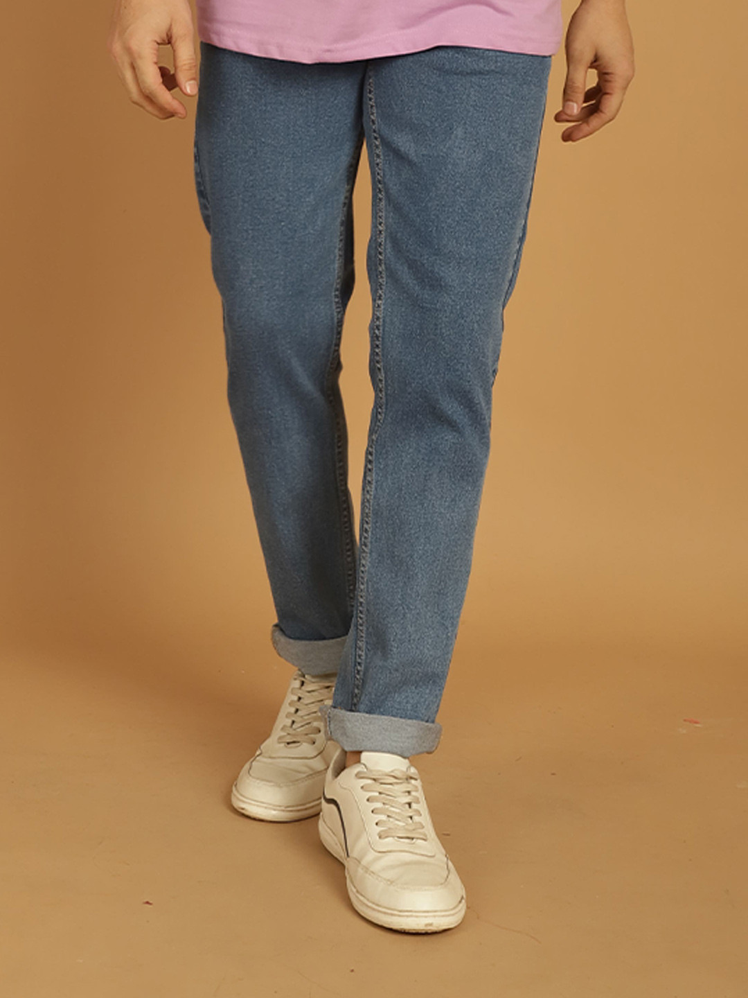 

The Roadster Lifestyle Co. Men Blue Clean Look Mid-Rise Stretchable Jeans
