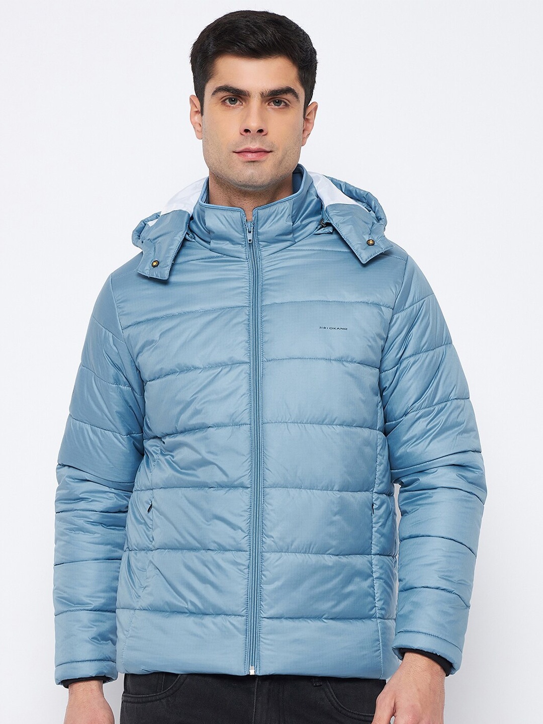 

Okane Hooded Lightweight Padded Jacket, Blue