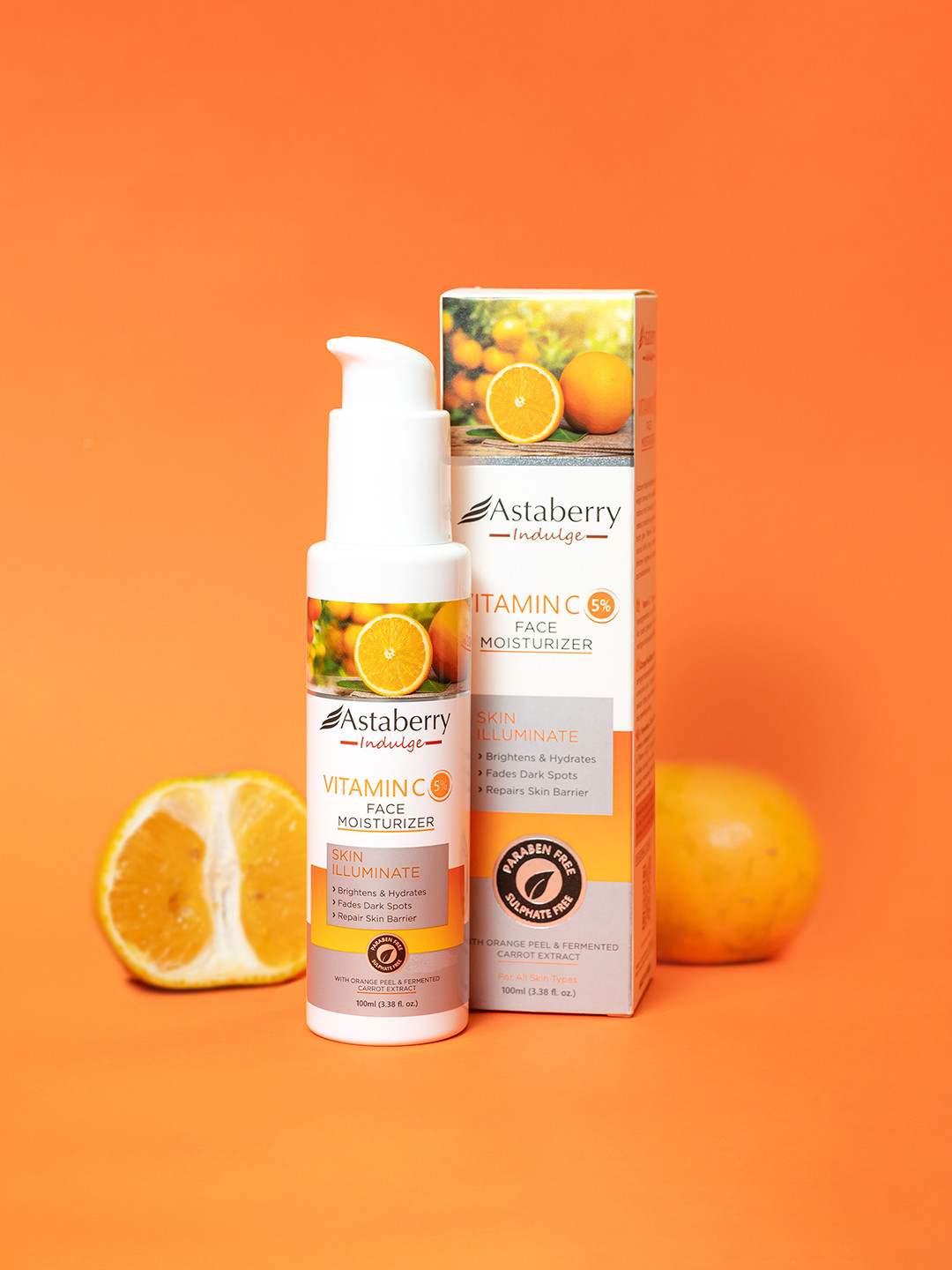 

Astaberry Indulge Vitamin C SPF25 Aqua Day Creme with Orange Peel - 100 ml, White