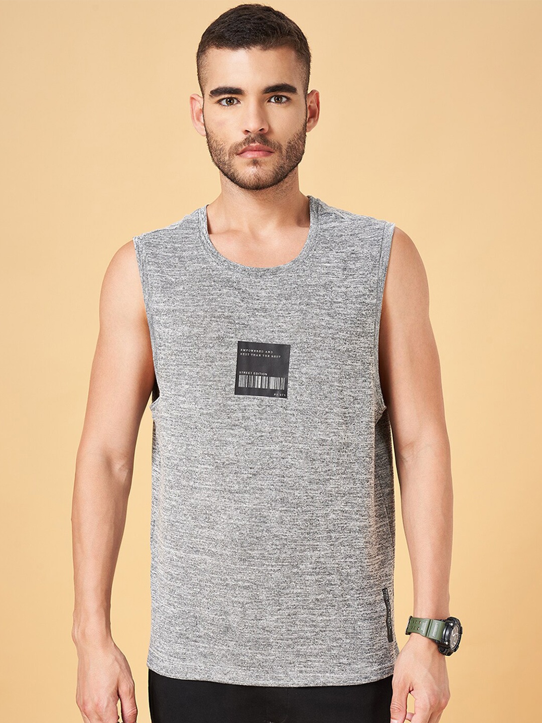 

Street 808 by Pantaloons Round Neck Innerwear Vests 8905807772360, Grey