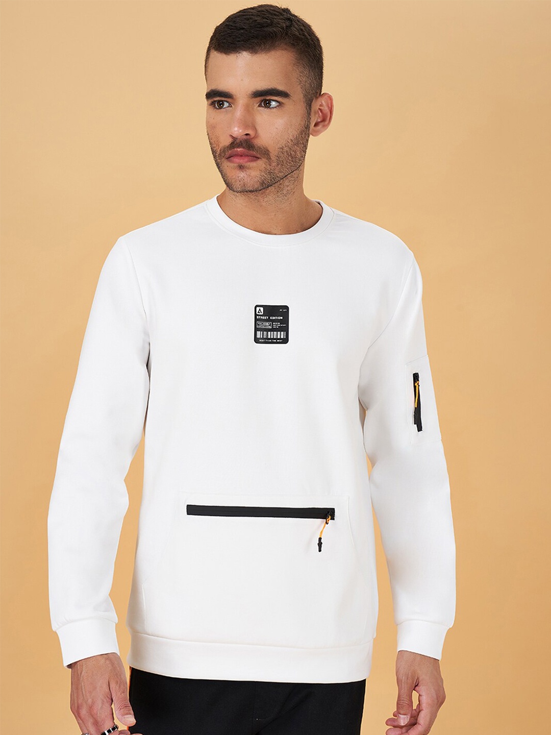 

Street 808 by Pantaloons Long Sleeves Sweatshirt, White