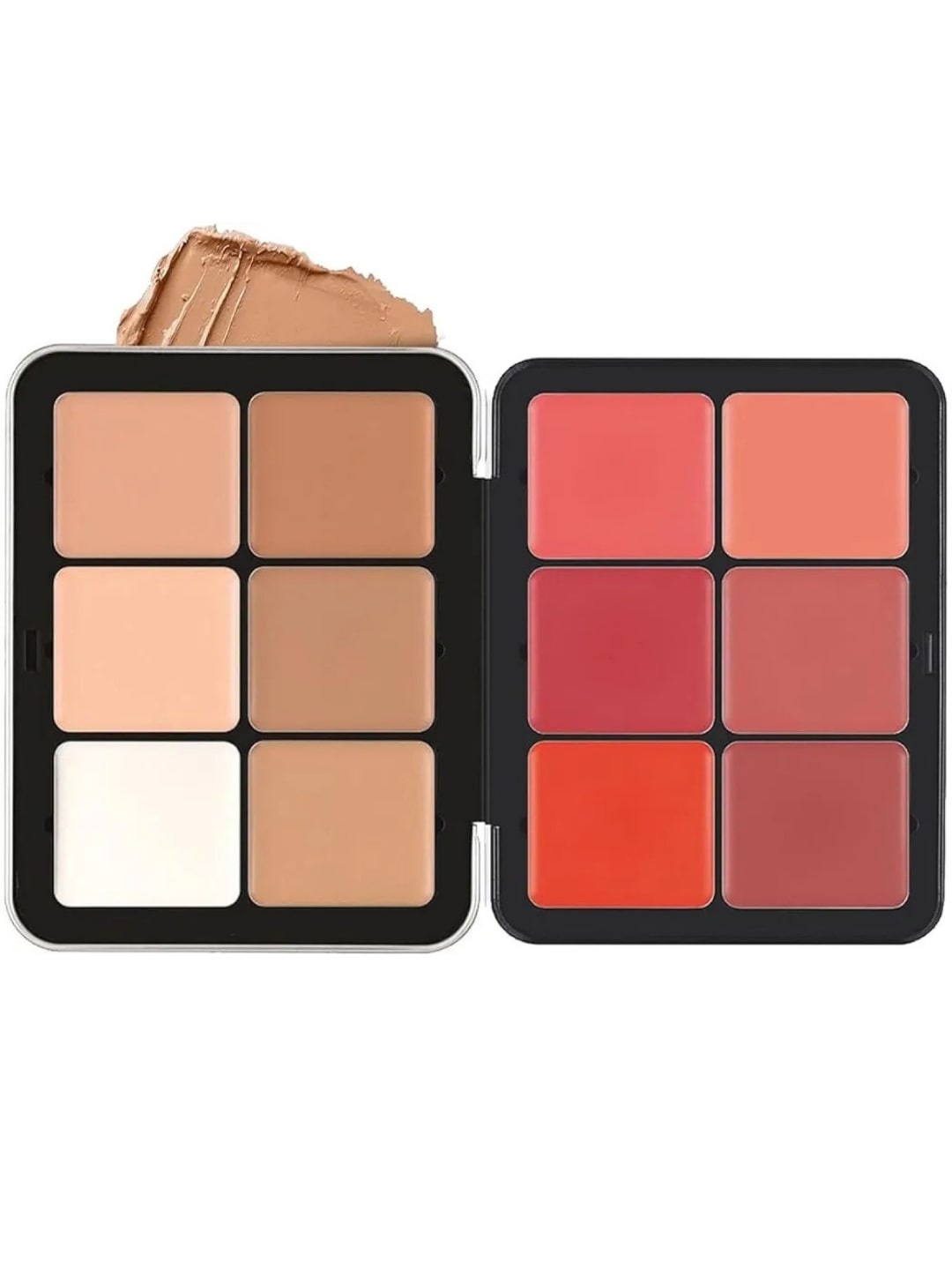 FEELHIGH 12 Colors Cream Contour Palette Makeup Kit, Multi