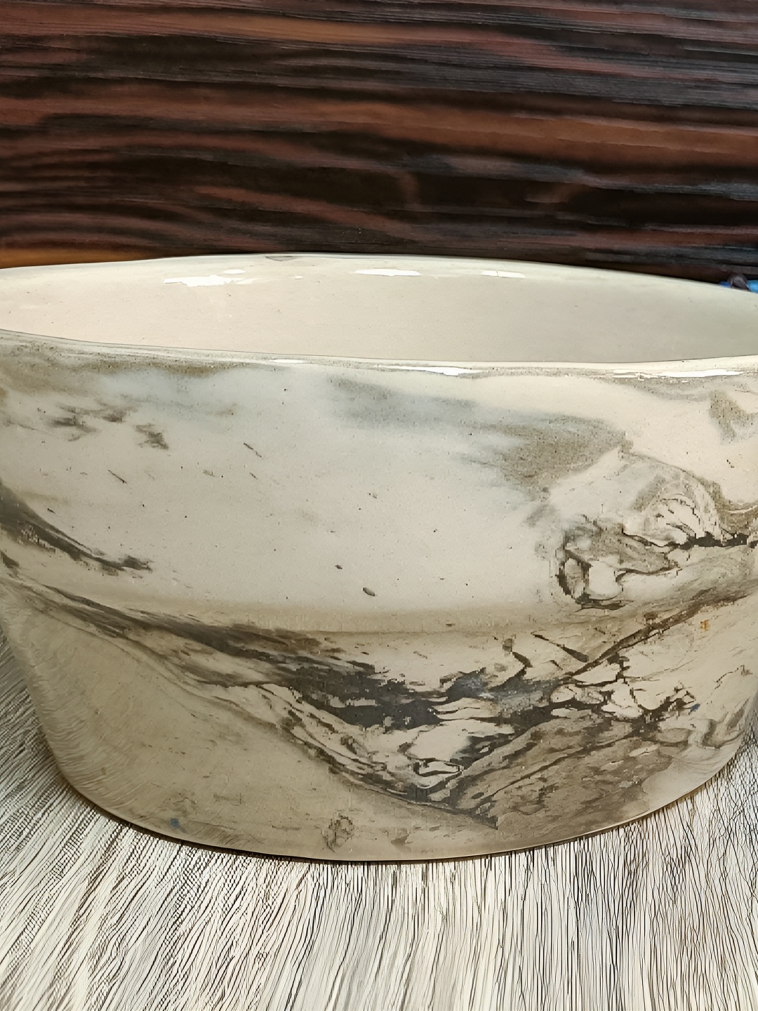 

INDIA MEETS INDIA Grey Ceramic Pot Planter