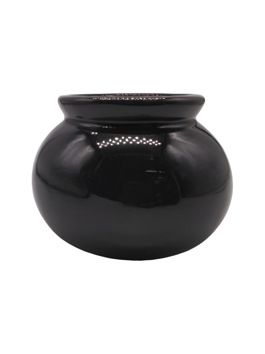 

INDIA MEETS INDIA Black Ceramic Pot Planter