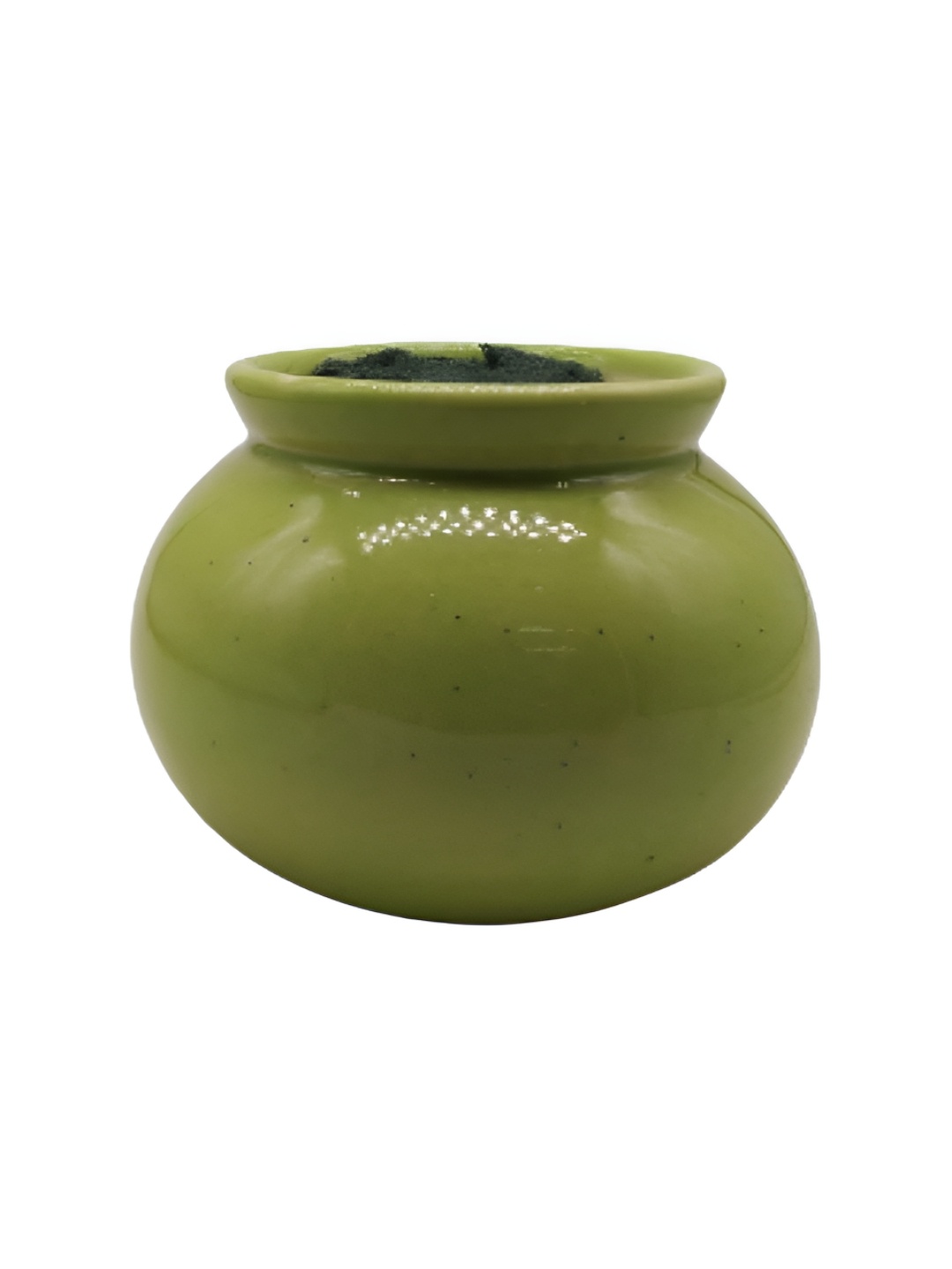

INDIA MEETS INDIA Green Ceramic Pot Planter