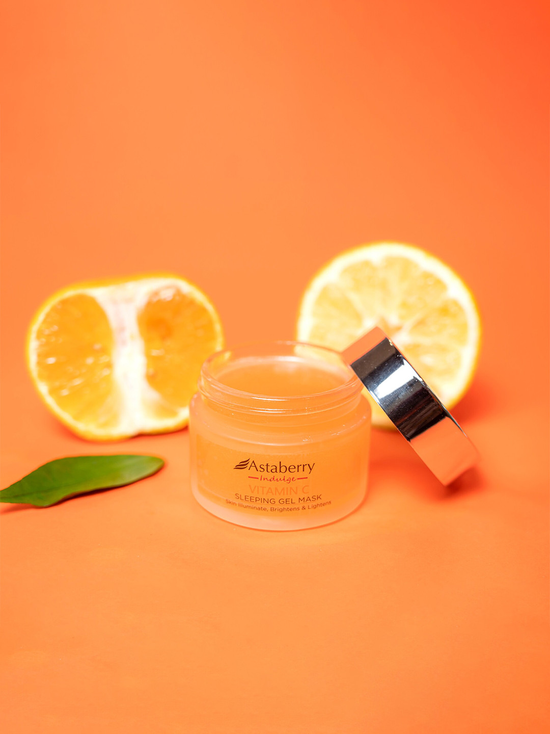 

Astaberry Indulge Vitamin C Sleeping Gel Mask for Skin Illuminate - 50g, Orange
