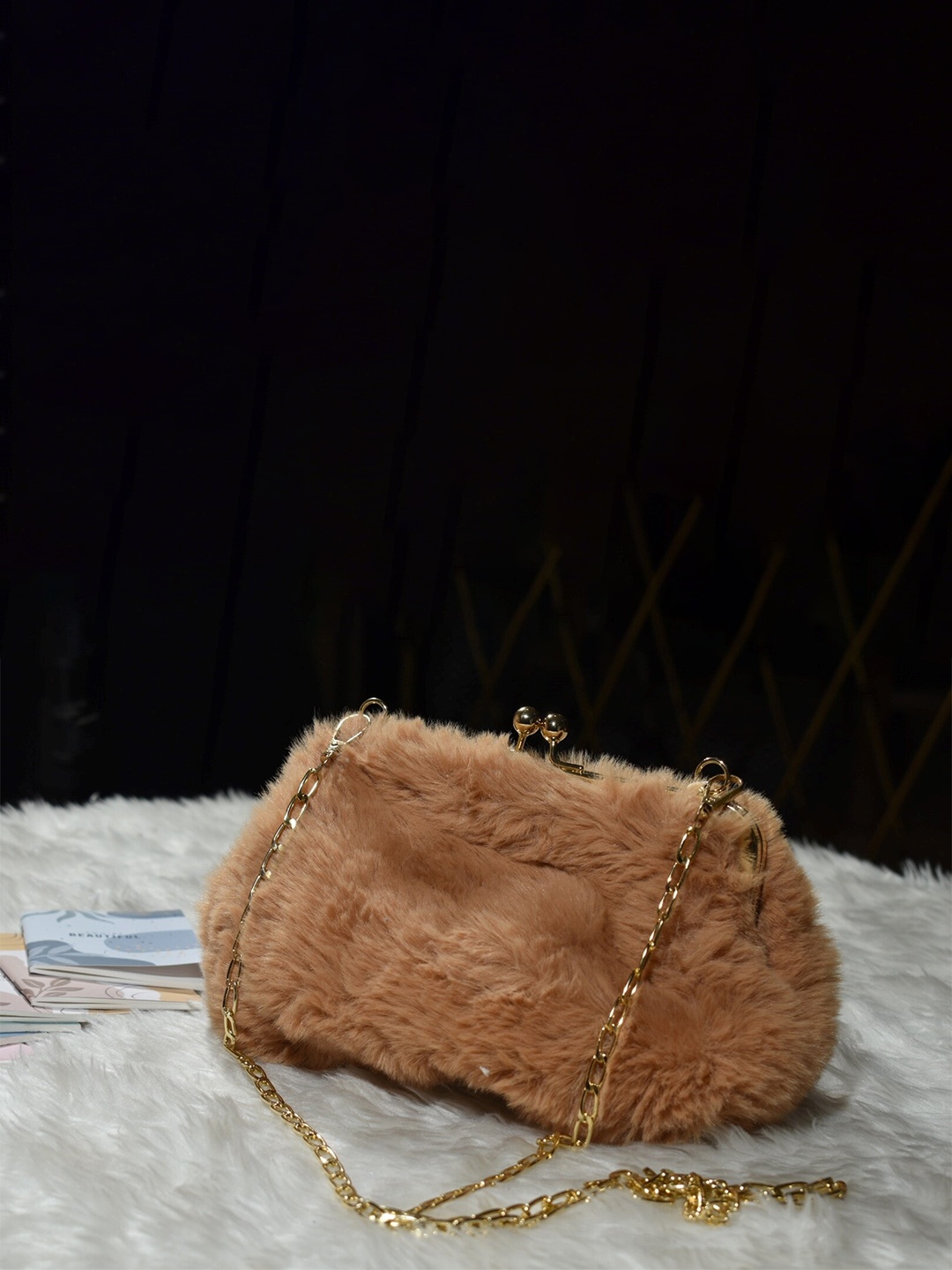 

StyleAsh Structured Sling Bag, Beige