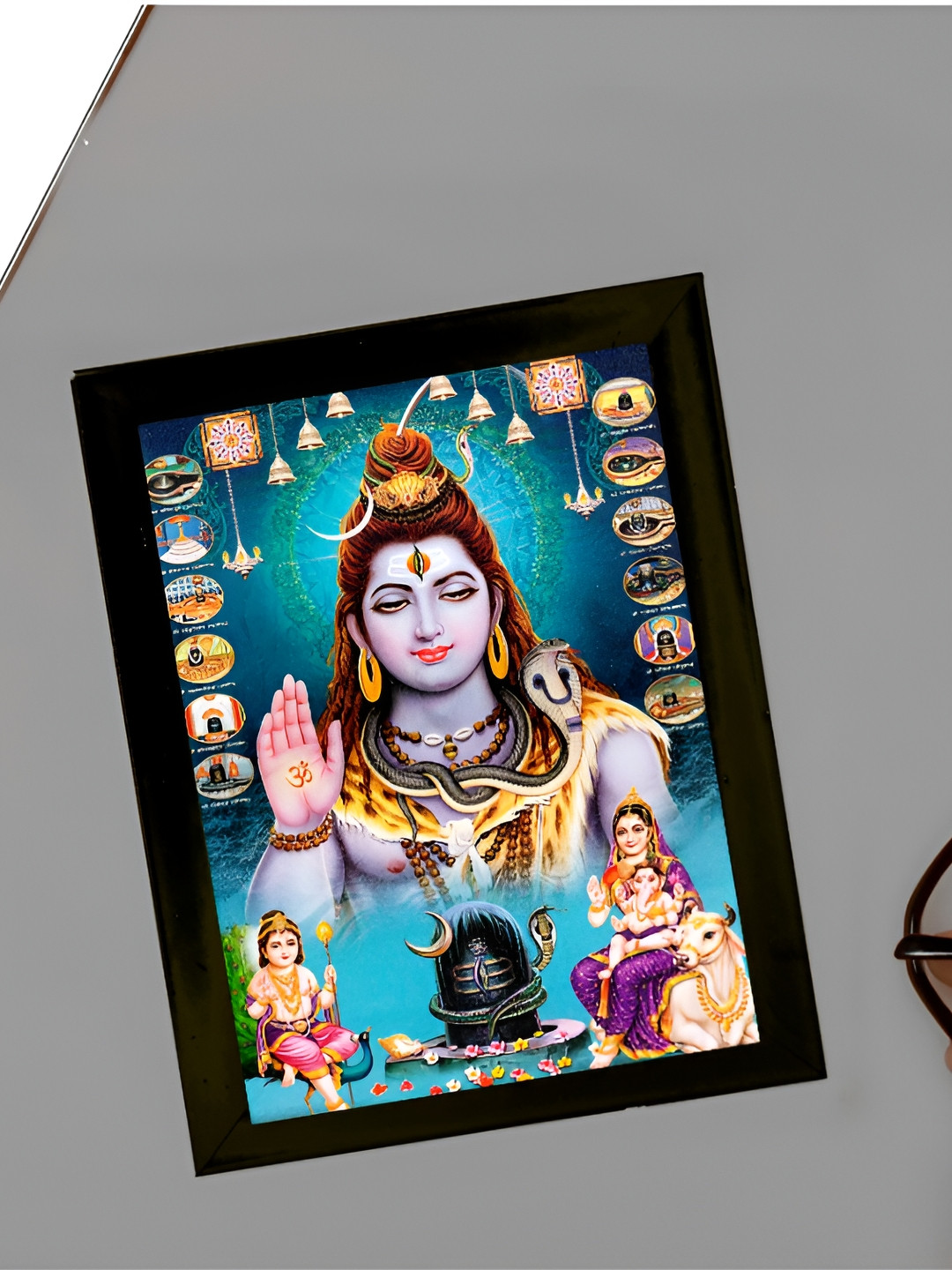 

2Mech Blue & Black Lord Shiva Photo Frames