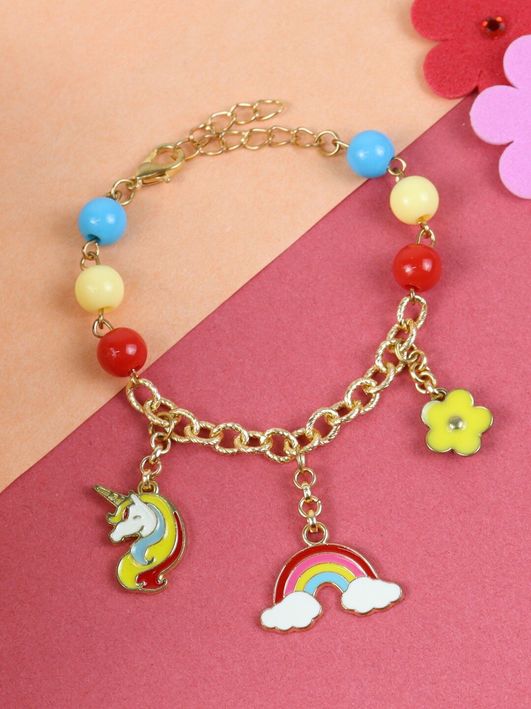 

Asthetika Kids Girls Gold-Plated Link Bracelet
