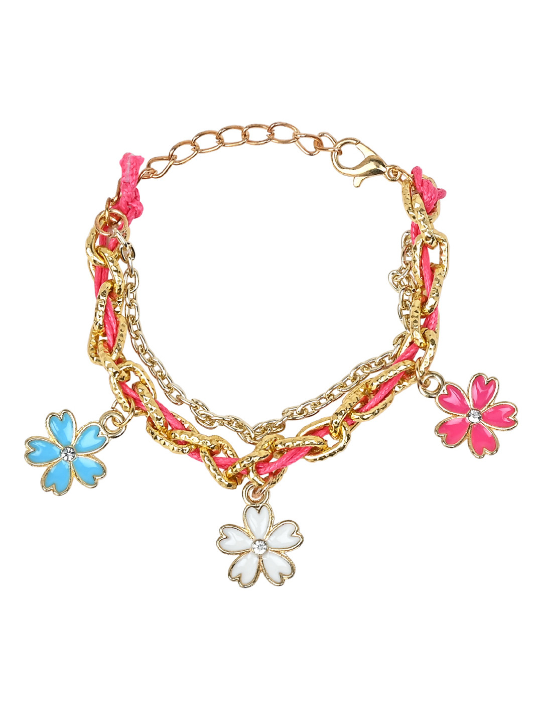 

Asthetika Kids Girls Charm Bracelet, Pink