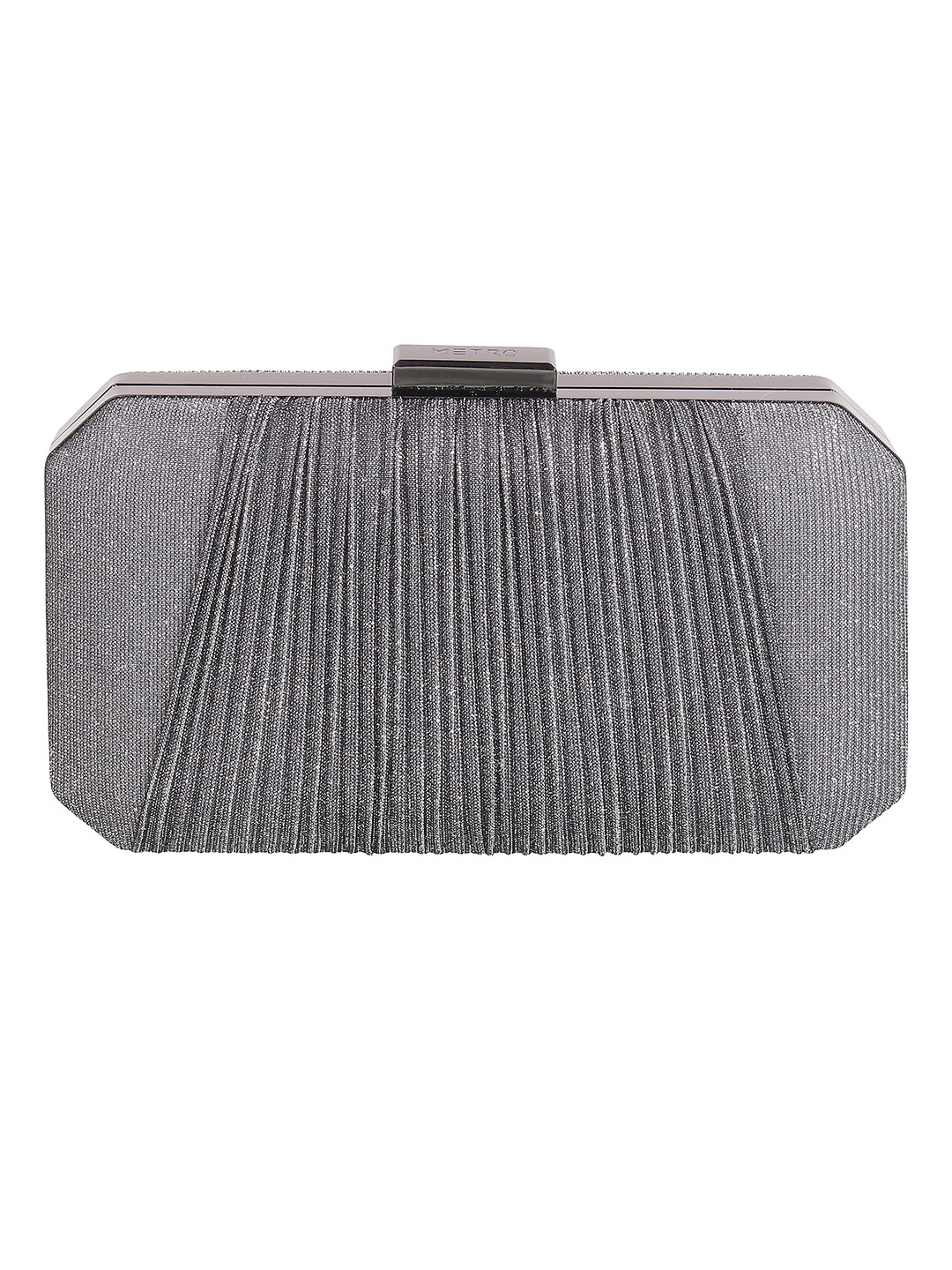 

Metro Embellished Box Clutch, Grey