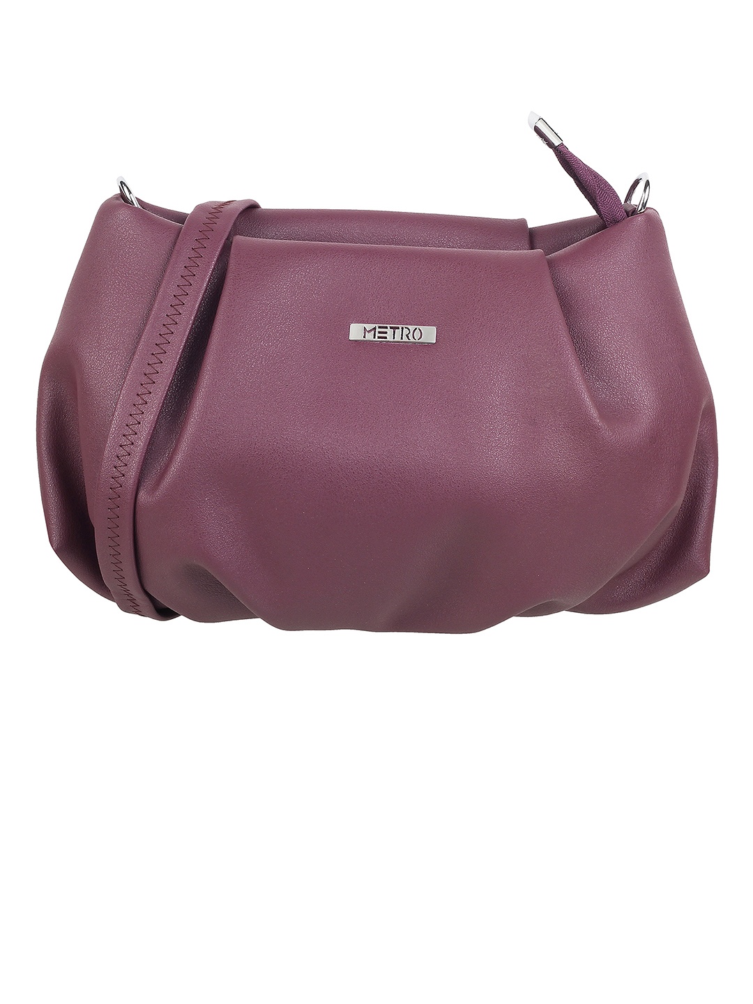 

Metro Structured Sling Bag, Maroon