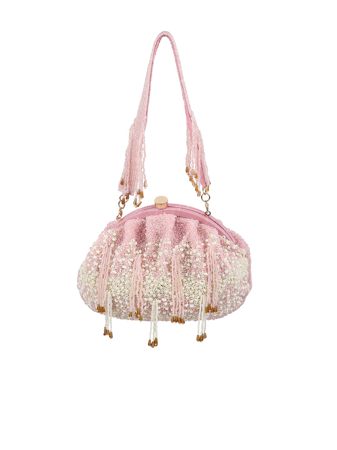 

Metro Embellished Purse Clutch, Peach